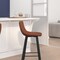 Flash Furniture 24" Cognac LeatherSoft Counter Stools, PK 2 CH-212069-24-BR-GG - alternate 6